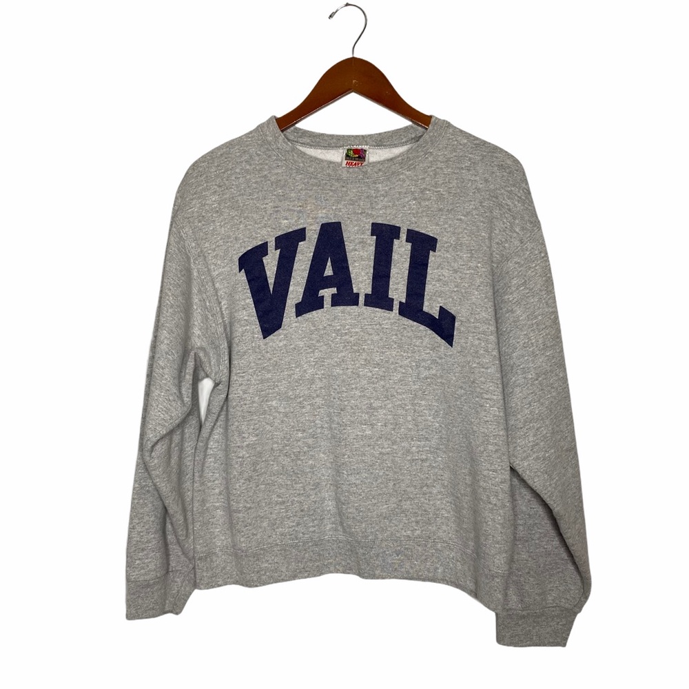 VAIL grey heavyweight sweatshirt size medium